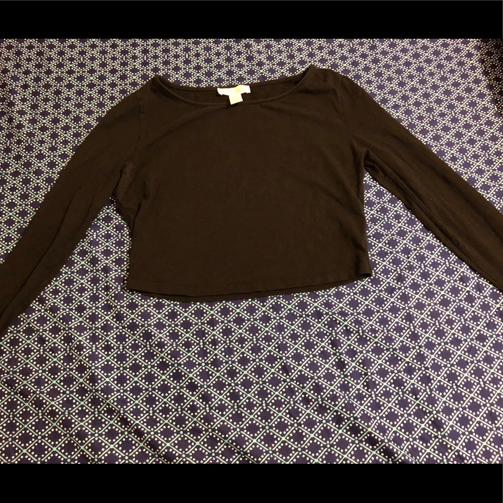 Long Sleeved Crop Top 🖤
